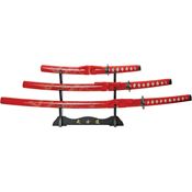 Rite Edge 926970RD 3pc Dragon Sword Set Red