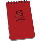 Rite in the Rain RD35 Top Spiral Red Notebook 3x5