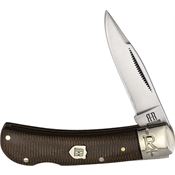 Rough Rider 2337 Lockback Knife Brown Burlap