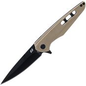 Schrade 1159316 Kinetic Linerlock Knife with Tan Handles