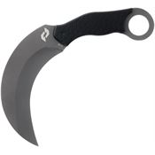 Schrade 1182504 Boneyard Gray Fixed Blade Knife Black Handles