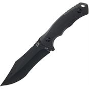 Schrade 1182618 Steel Driver Black Fixed Blade Knife Black Handles