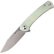 SenCut 05CV1 Snap Linerlock Knife Jade G10 Handles