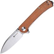 SenCut 03D Scepter Linerlock Knife Brown Handles