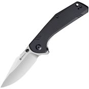 SenCut 02B Actium Linerlock Knife Black Handles