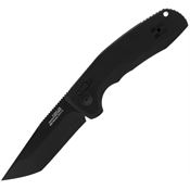 SOG 15380357 Auto Sog-Tac AU-XR Lock Black Tanto Knife Black Handles