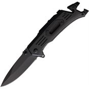 S-TEC 2702BK Assist Open Linerlock Knife