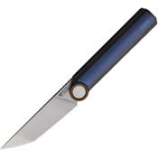 Stedemon MT20BLU NOC MT20 Folding Stonewash Knife Blue/Gray Handles