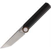 Stedemon MT20BLC NOC MT20 Folding Stonewash Knife Black/Gray Handles