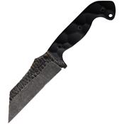 Stroup TU3BG10S TU3 Black Fixed Blade Knife Black Handles