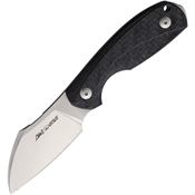 Viper 4024FC Lille 1 Satin Fixed Blade Knife Black Handles