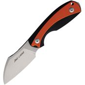 Viper 4024GBO Lille 2 Fixed Stonewash Fixed Blade Knife Black/Orange Handles