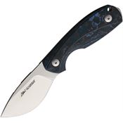 Viper 4022FCA Lille 1 Fixed Blade CF Satin Fixed Blade Knife Blue Carbon Handles
