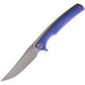 WE 704XB Model 704 Framelock Knife Blue Handles