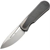 WE 210334 Baloo Stonewashed Framelock Knife Green/Carbon Fiber Handles