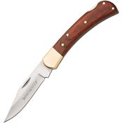 Winchester 6220025W Lockback Knife Brown Wood Handles