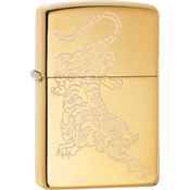 Zippo 09138 Tiger Design Lighter