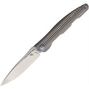 CH Knives JGR Journey Framelock Knife Gray Handles