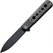 Civivi 20040D1 Banneret Framelock Knife Green Handles