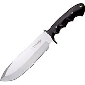 Elk Ridge 438PBK ER438PBK Bowie Satin Fixed Blade Knife Brown Handles