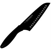 Kai 5085 Santoku Black Knife Black Handles