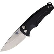 Medford 039STQ42AB Smooth Criminal Tumbled Finish Knife Black Handles