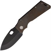 Medford 046SPQ36A1 TFF-Holder Framelock Knife Bronze Titanium Handles