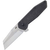 Schrade 1136251 Slyte Framelock Knife Black Stinewashed Handles