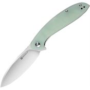 SenCut 210032 San Angelo Linerlock Knife Jade Handles