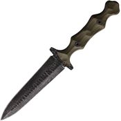 Stroup DAGODG10S Dagger OD Green Fixed Blade Knife OD Green Handles