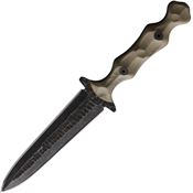 Stroup DAGTG10S Dagger Fixed Blade Knife Tan Handles