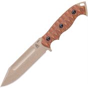 TOPS MPAT01 M-PAT Coyote Tan Fixed Blade Knife Tan Handles