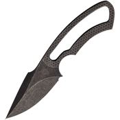 Valhalla Combat Tactical 001 Alviss Black Fixed Blade Knife Black Handles