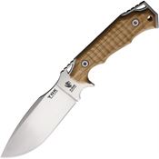 VF 0990100 TOK Satin Fixed Blade Knife Olive Handles