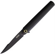 ZIEBA 006H Six Harpoon Framelock Knife Black Handles