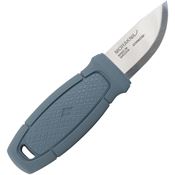 Mora 02550 Eldris Light Duty Satin Fixed Blade Knife Blue/Gray Handles