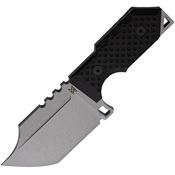 Midgards-Messer 8 Thunrar S30V Fixed Blade Knife Black Handles