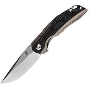 Kansept 2007A8 Mini Accipiter Framelock Knife Bronze/Carbon Fiber Handles