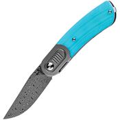 Kansept 2025A8 Reverie Framelock Knife Tiffany Blue Handles