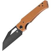 Kansept 1033A2 Egress Linerlock Knife Brown Handles