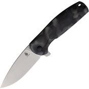 Kizer 3471A2 Gemini Framelock Knife Raffir Handles