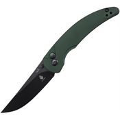 Kizer 3601A1 Chili Pepper Knife Green Handles