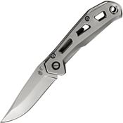 Gerber 3314 Airlift Framelock Knife Silver Handles