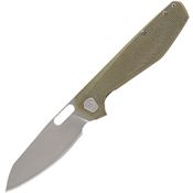 Gerber 1911 Slimsada Framelock Knife Green Handles