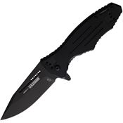 Blackhawk 15H201BK Hornet Assist Open Linerlock Knife Black Handles