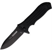 Blackhawk 15PM201BK Point Man Assist Open Linerlock Knife Black Handles