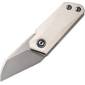 Civivi 2108C Ki-V Folder Bead Blast Knife Ivory Handles