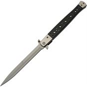 China Made 300540SL Long Stiletto Linerlock Knife Silver