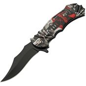 China Made 300574BS Battle Assist Open Linerlock Knife