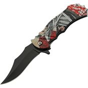 China Made 300574FH Battle Assist Open Linerlock Knife